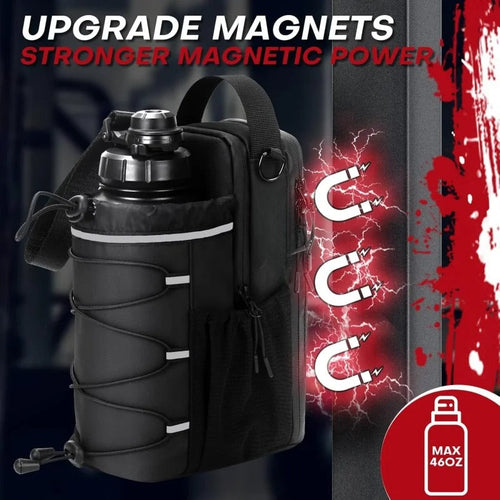 Magnetic Gym Crossbody Bottle Bag product view