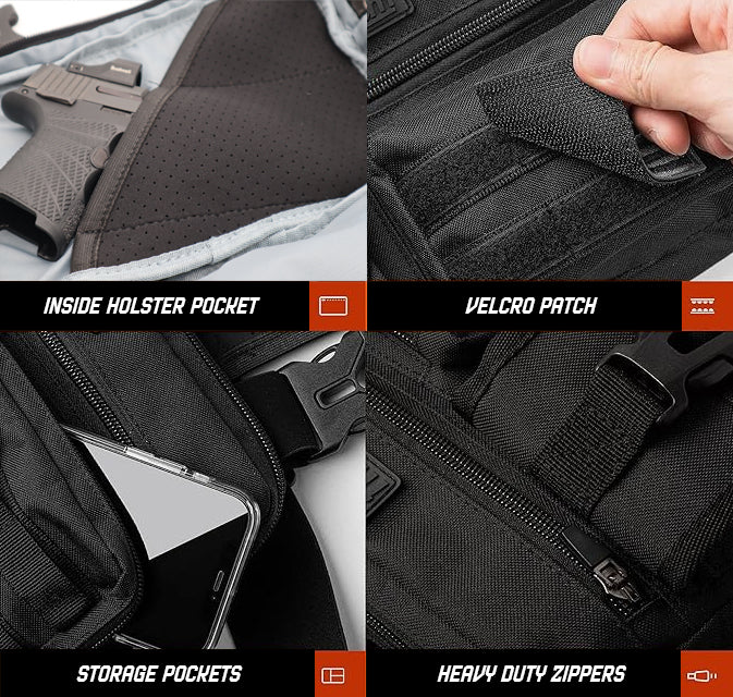 Havoc Training Chest Bag compartments and features